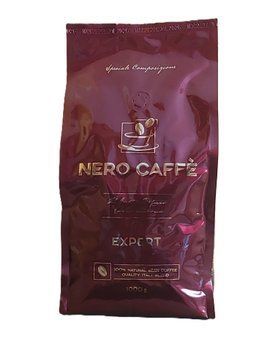 Кава в зернах Nero Caffe Expert вага 1000 грам pskava0265 фото
