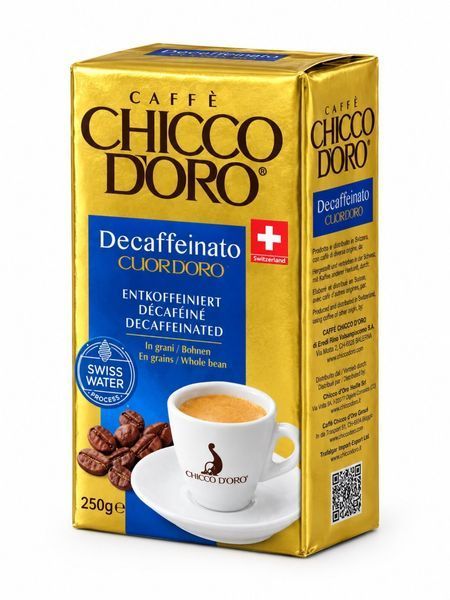 Кава в зернах Chicco D`oro Decaffeinato 250 грам pskava0180 фото