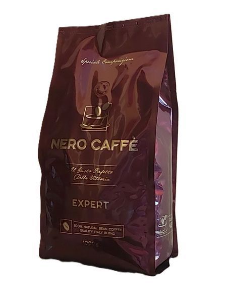 Кава в зернах Nero Caffe Expert вага 1000 грам pskava0265 фото