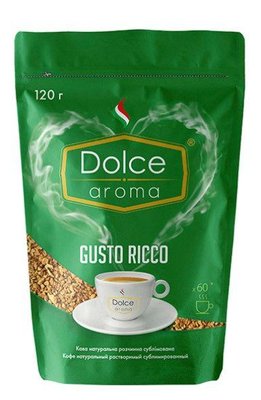 Растворимый кофе Dolce Aroma Gusto Ricco 120 г 4820093481458 фото