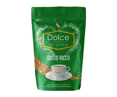 Растворимый кофе Dolce Aroma Gusto Ricco 60 г 4820093481434 фото