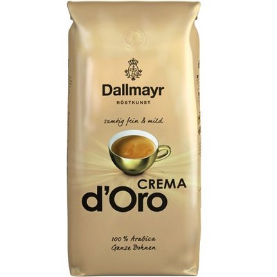 Кофе в зернах Dallmayr Crema D'oro 1 кг 4008167152729 фото