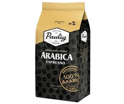 Кава в зернах Paulig Arabica Espresso 1 кг 6411300171057 фото