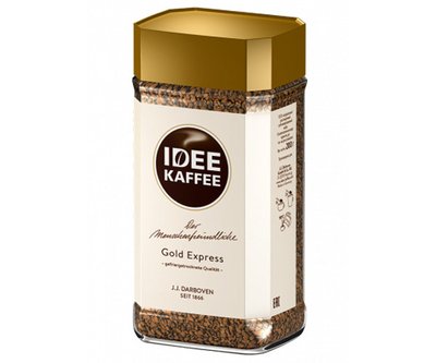 Розчинна кава Idee Kaffee Gold Express 200 г 4006581003238 фото