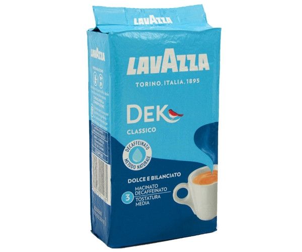 Молотый кофе Lavazza Dek Classico (без кофеина)  250 г 8000070011281 фото