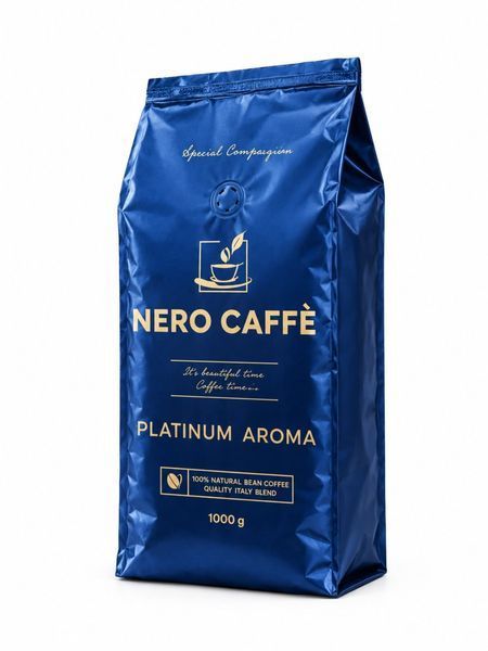 Кава в зернах NERO Caffe Platinum pskava0190 фото