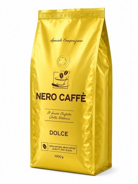 Кава в зернах Nero Caffe Dolce Aroma pskava0088 фото