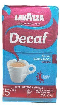 Молотый кофе Lavazza Decaf Intenso (без кофеина) 250 грамм pskava0197 фото
