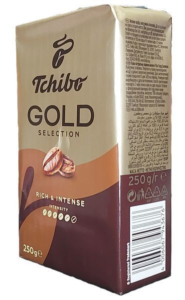 Мелена кава Tchibo Gold Selection 250 грам pskava0147 фото