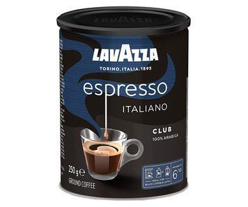 Молотый кофе Lavazza Espresso Italiano Club ж/б 250 грамм pskava0140 фото