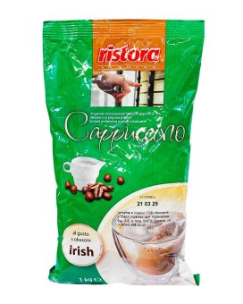 Напій розчинний Капучино Ірландський віскі Irish Cream Ristora 1кг 8004990142964 фото