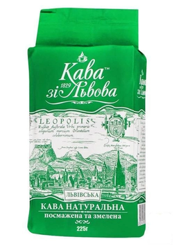 Молотый кофе Кава зі Львова Львівська 225 грамм pskava0154 фото