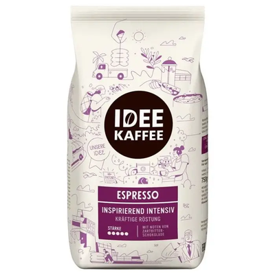 Кава в зернах Idee Kaffee Espresso Inspierirend Intensiv 750 г 4006581071657 фото