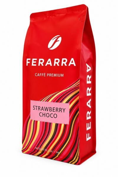 Кава в зернах FERARRA Strawberry Choco 1 кг pskava0241 фото