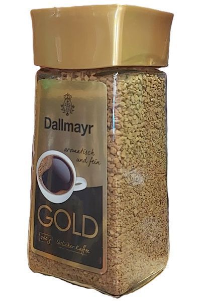 Растворимый кофе Dallmayr Gold 200 грамм банка стекло pskava0220 фото