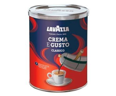 Мелена кава Lavazza Crema E Gusto Classico ж/б 250 г 8000070038820 фото