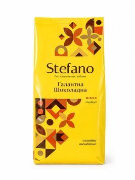Кава в зернах Stefano Галантна Шоколадна pskava0223 фото