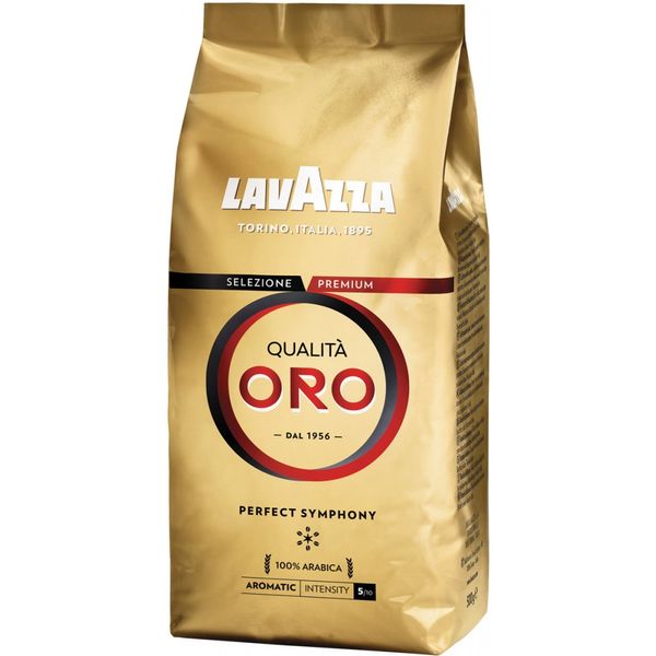 Кофе в зернах Lavazza Qualita Oro 500 г 8000070019362 фото