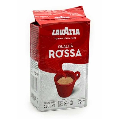 Молотый кофе Lavazza Qualita Rossa 250 г 8000070035805 фото