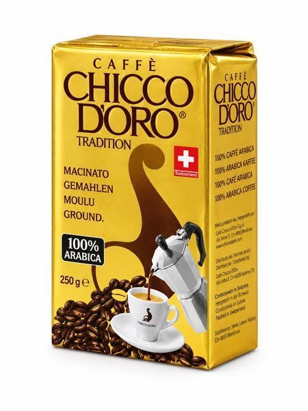 Мелена кава Chicco D`oro Tradition 250 грам pskava0045 фото