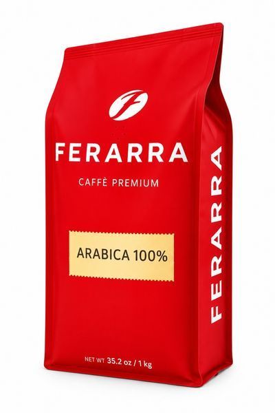 Кава в зернах FERARRA Arabica 100% 1 кг pskava0049 фото