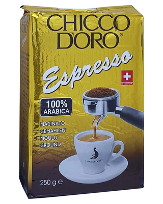 Молотый кофе Chicco D`oro Espresso 250 г 7610899190251 фото